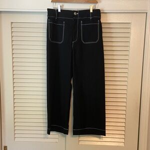 Maeve The Colette wide leg crop.